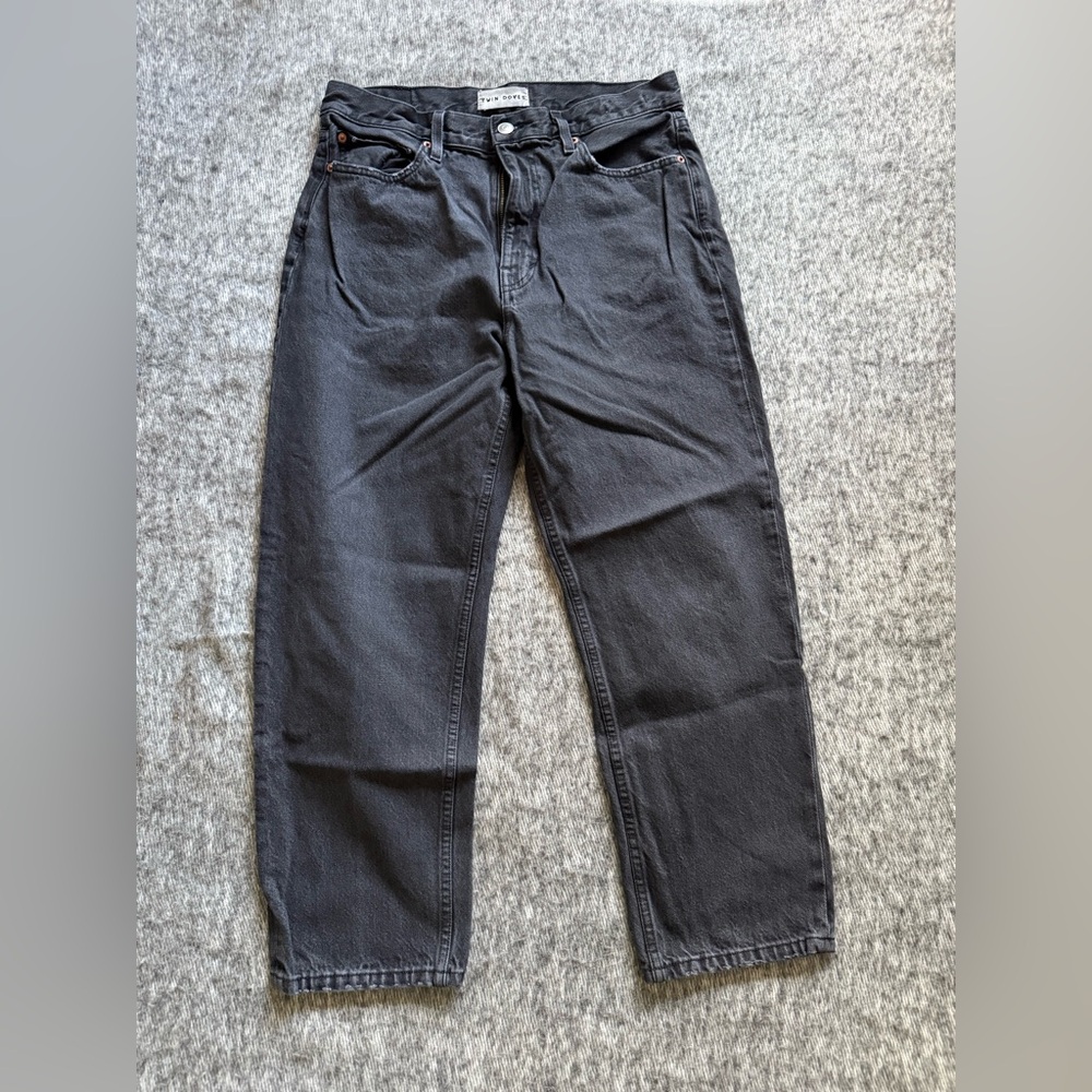 Two Doves by Emerson Fry Stovepipe Ankle Jeans in black.